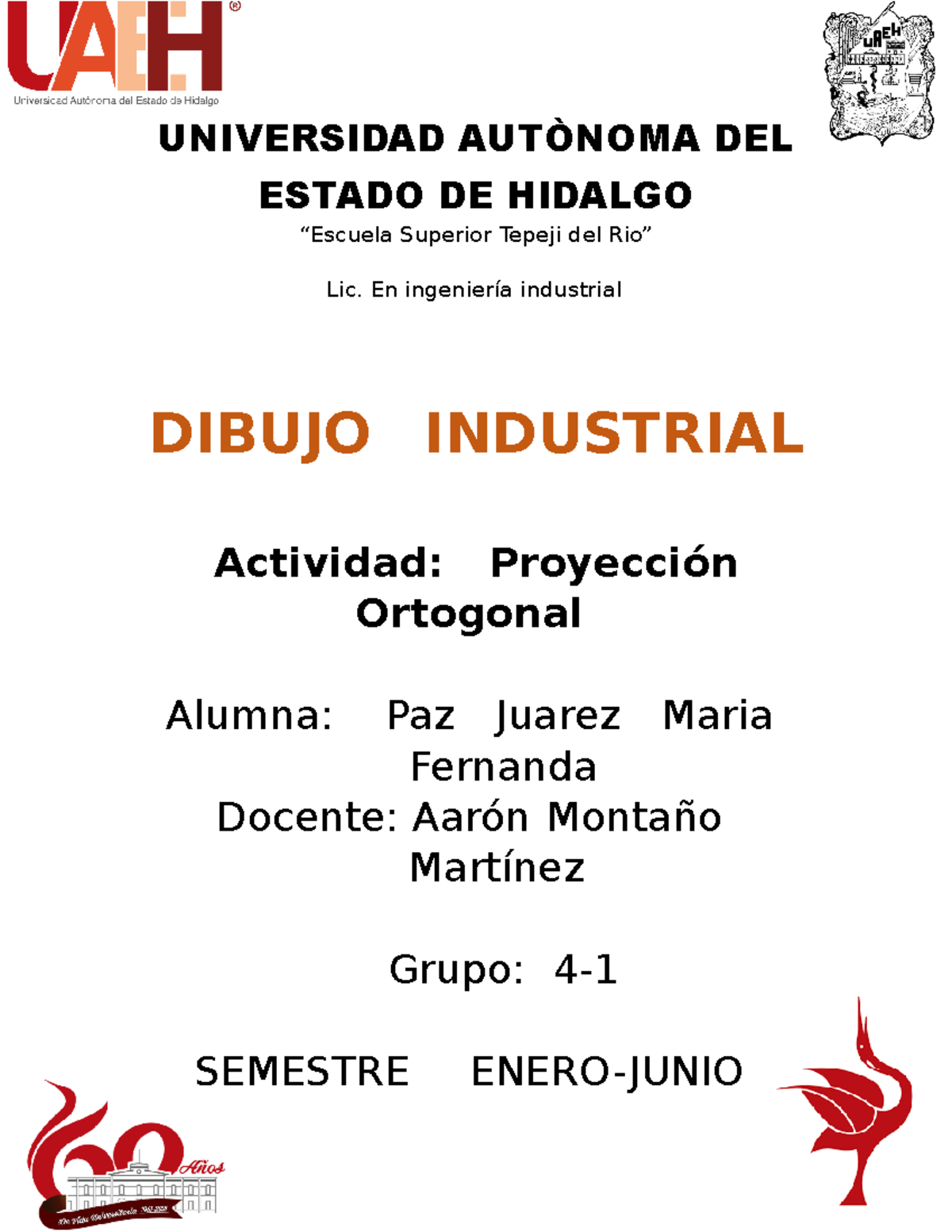 DTU1 T3 1 DIBUJO INDUSTRIAL INGENIERIA EN PROCESOS IND - UNIVERSIDAD ...