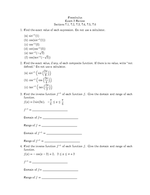 MAT 170 Fall 2020 Exam 1 scan - MAT 170 Precalculus Name: AfiMayla ...