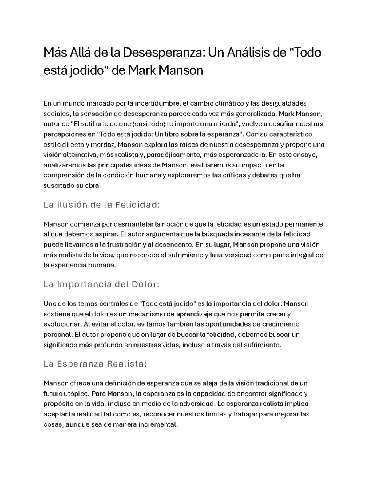 Spanish review - Everything is Fcked by Mark Marson - Más Allá de la ...