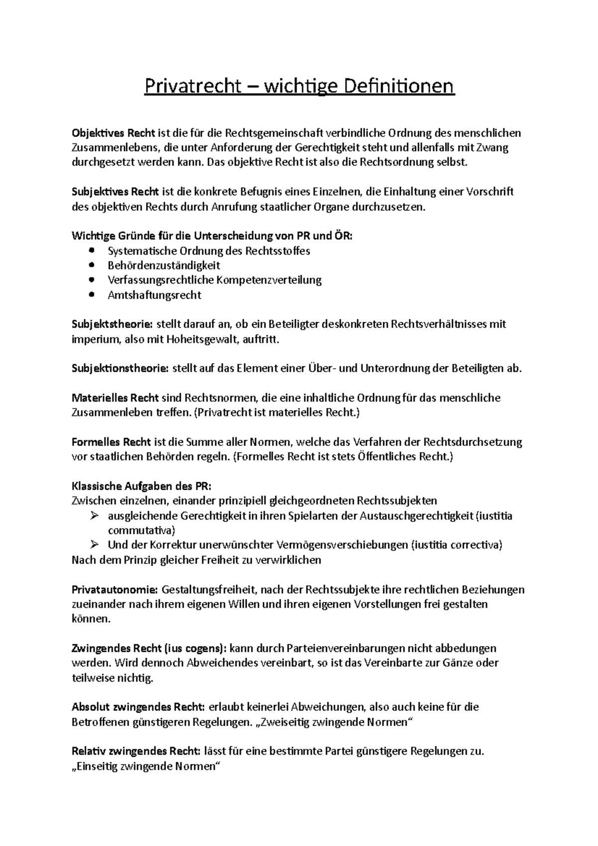 privatrecht-wichtige-definitionen-privatrecht-wichtige-definitionen