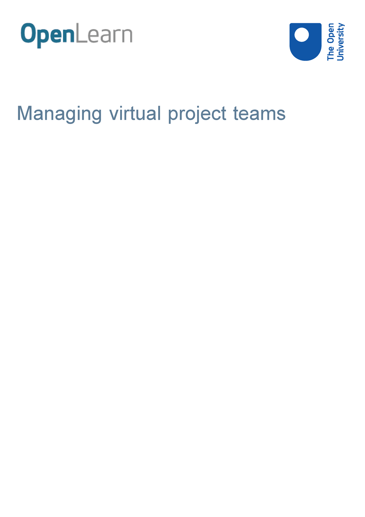 3 2 assignment writing plan managing virtual teams