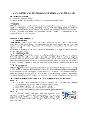 Page 171 - Introduction to ICT - PUP - Studocu
