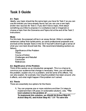 D270 TASK 2 Updated - Composition: Successful Self Expression (d270 ...