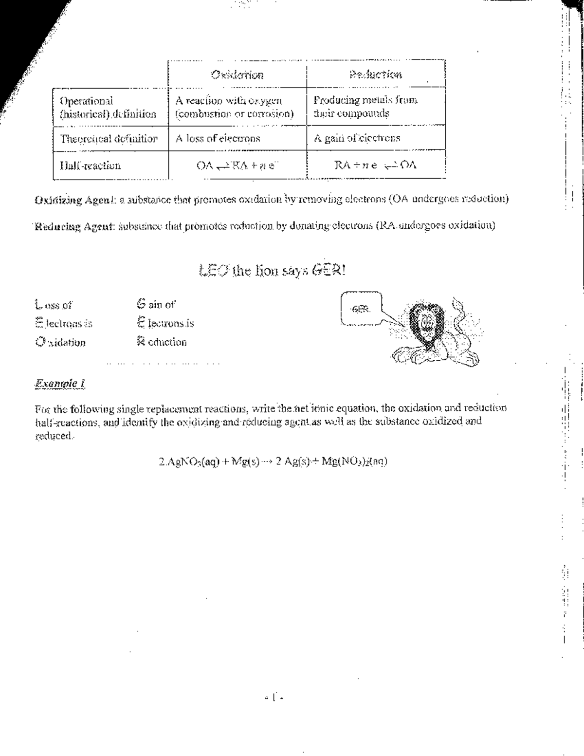 Electrochemistry Review Studocu