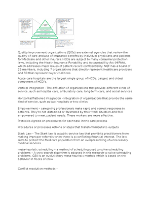 C429 Healthcare Operations Management Pre assessment - PRE-ASSESSMENT ...