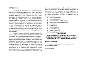 Reviewer ROTC - Summary Bs Criminlogy - CORE VALUES OF DEVELOPMENT Self ...