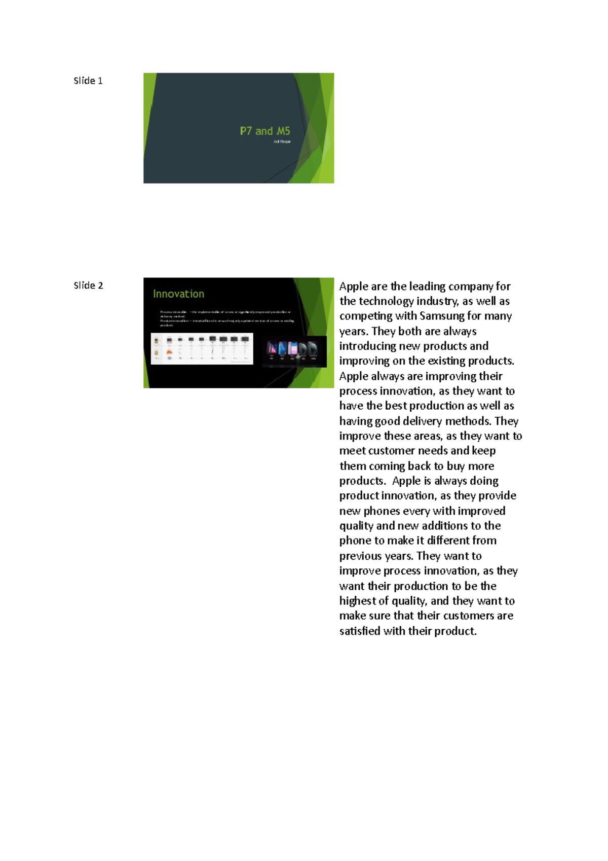 Apple powerpoint - Slide 1 Slide 2 Apple are the leading company for ...