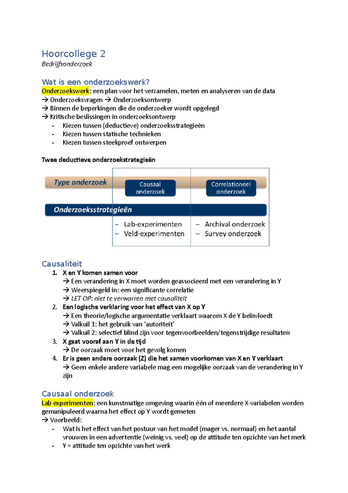 HC Slides MBEO - Samenvatting Van Alle Hoorcolleges, Handig Voor Het ...