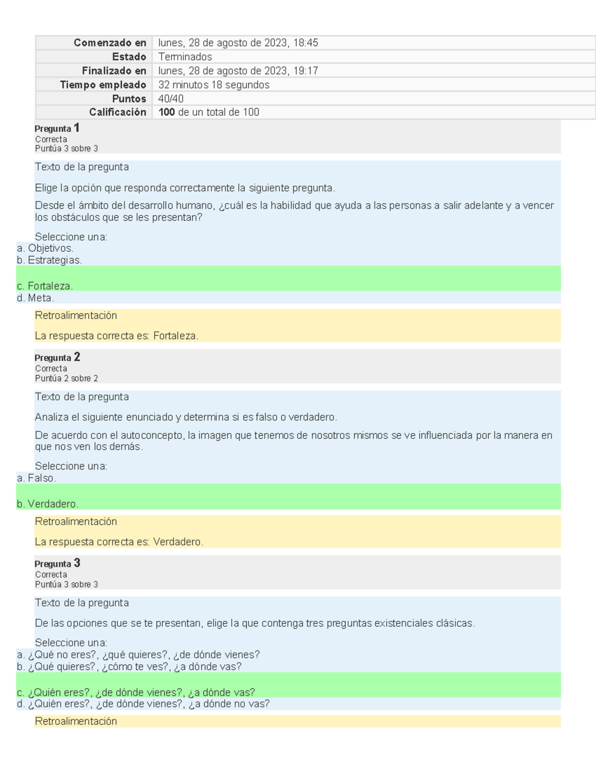 Examen 1 de Desarrollo Humano 2 - Comenzado en lunes, 28 de agosto de ...
