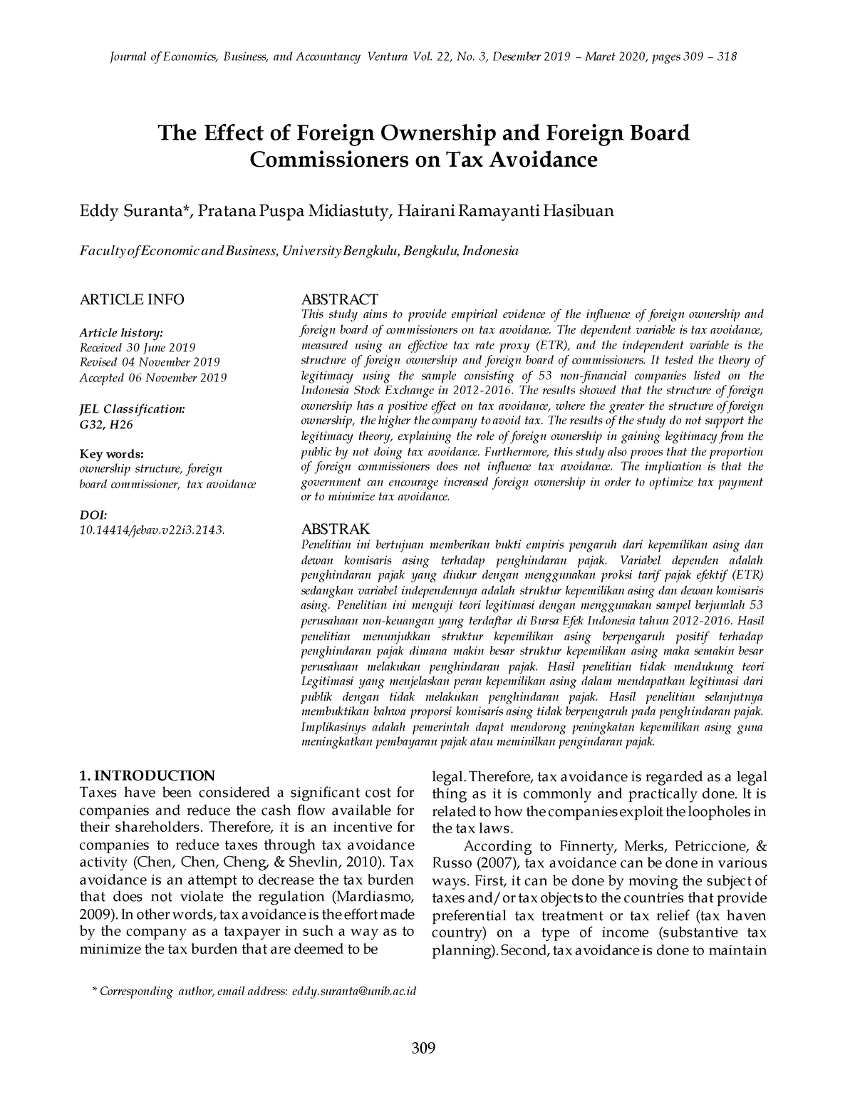 Paper tax avoidance Description about studocu Journal of Economics