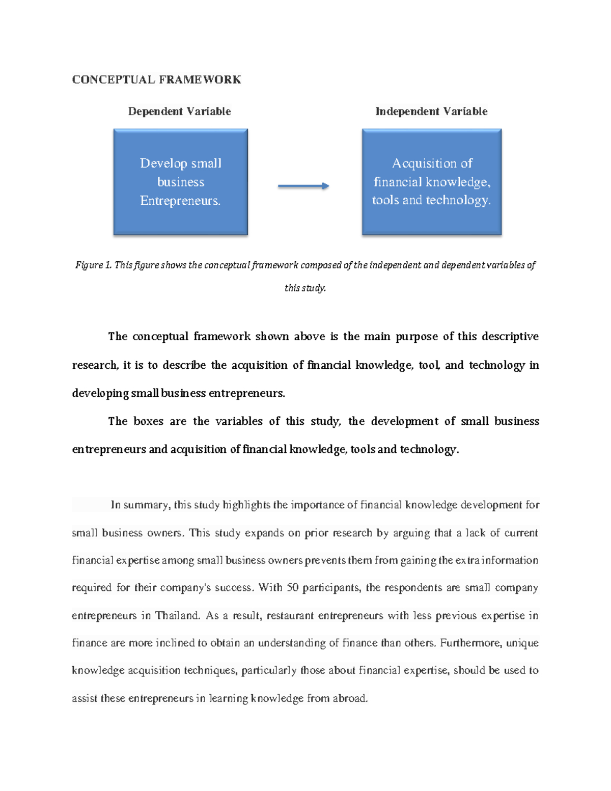 REV Conceptual Framework - CONCEPTUAL FRAMEWORK Dependent Variable ...