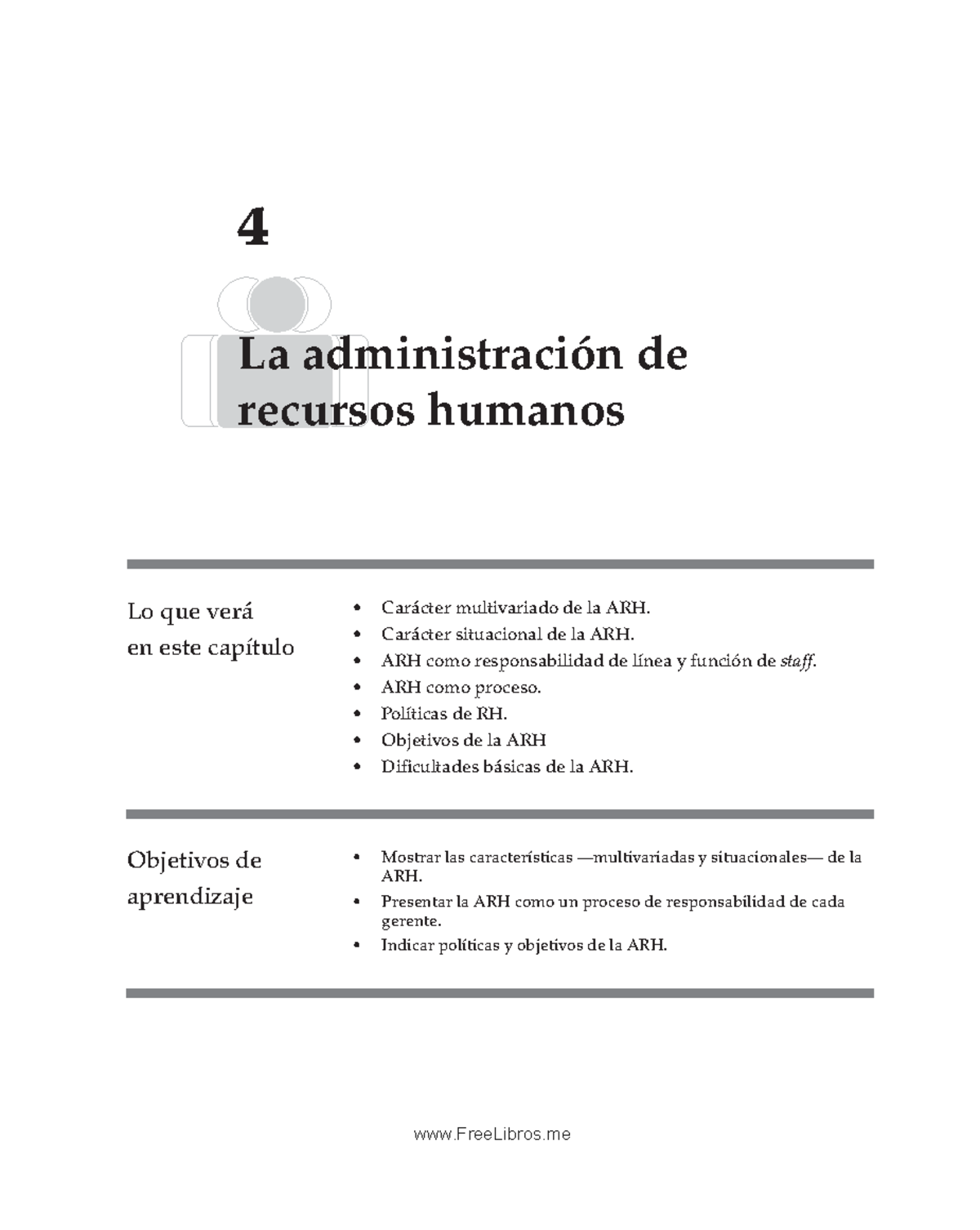 Administración De Recursos Humanos 4 La Administración De Recursos Humanos Carácter 4563