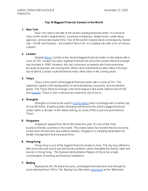 VT Week 1 - activity - Financial Analysis And Reporting 1 - Studocu