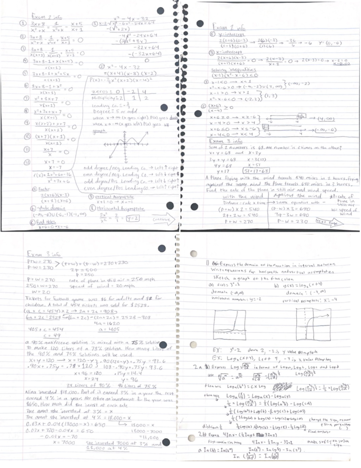 MATH Final Important 3 - Math:1005 - Studocu