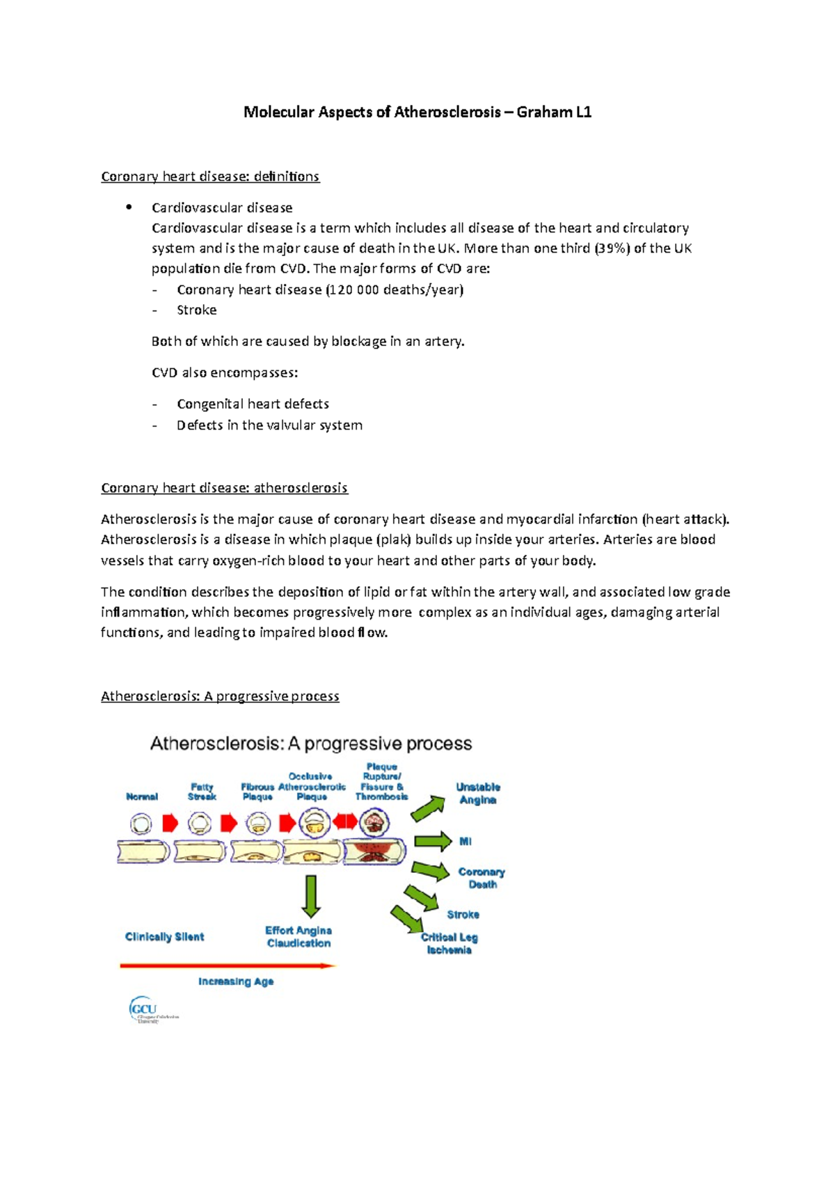 Graham L1 - Molecular Aspects of Atherosclerosis - Molecular Aspects of ...