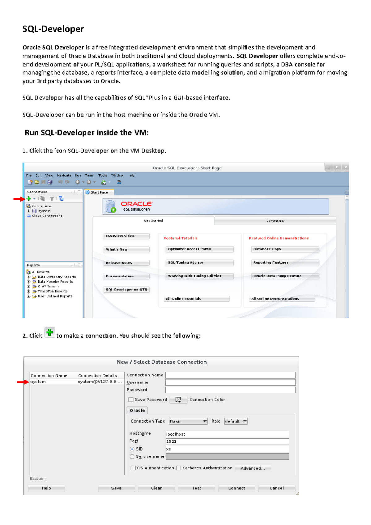 Lab 2 SQL Developer Managing Scheme Objects - SQL-Developer Oracle SQL ...