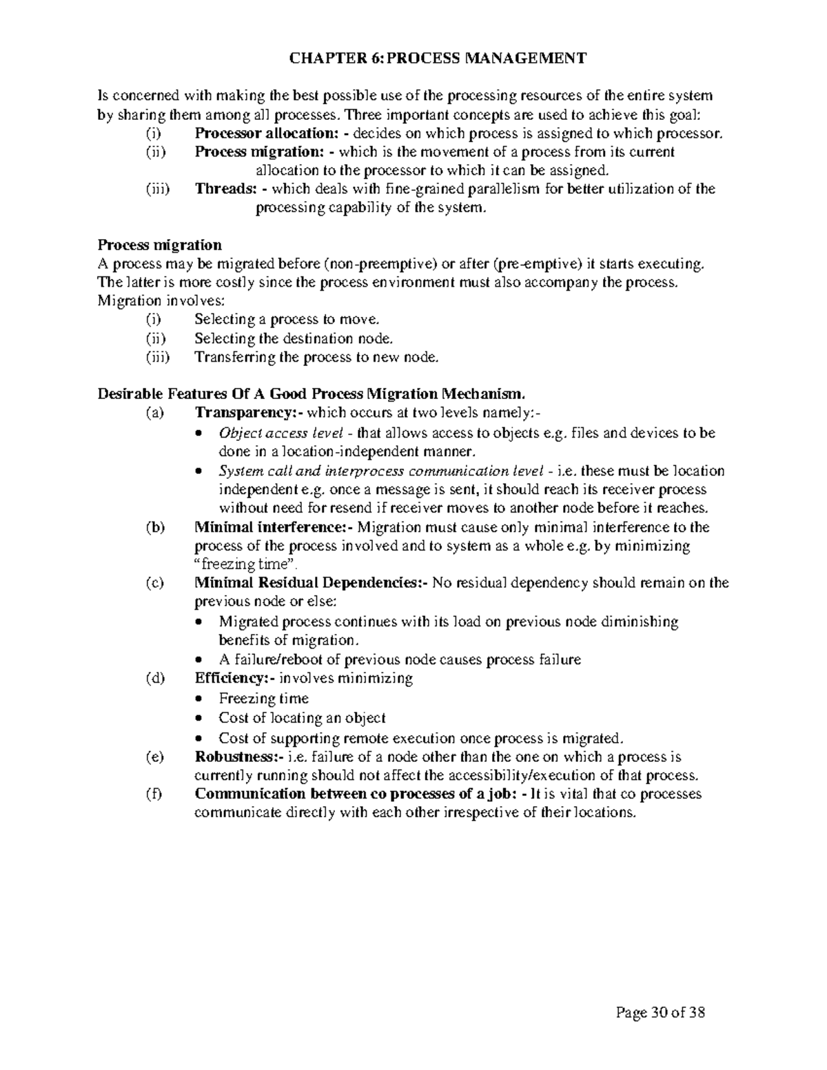 Chapter 6 Process Management - Page 30 of 38 CHAPTER 6: PROCESS ...