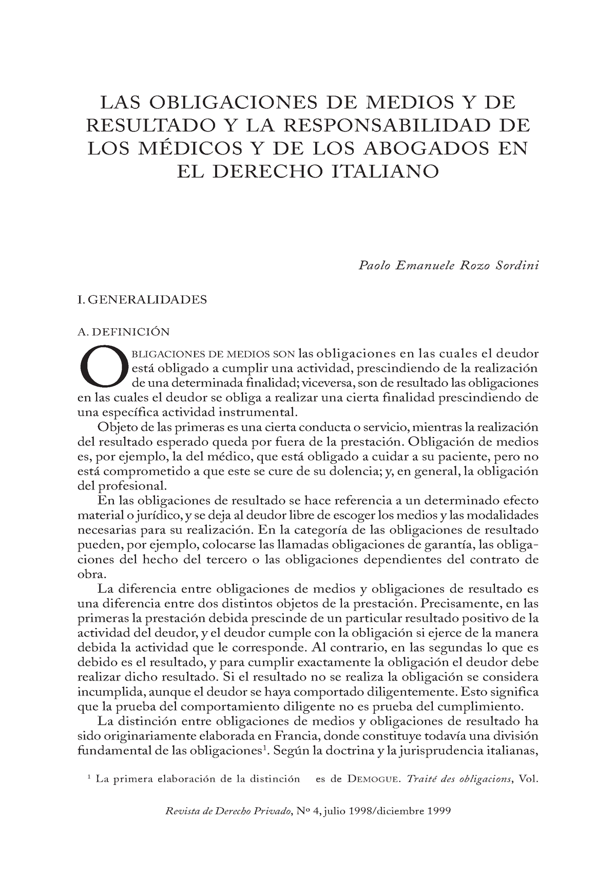 Dialnet Las Obligaciones De Medios Yde Resultado Yla Responsabili 3253588 Revista De Derecho 6315