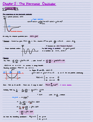 Quantum Theory 1 - Detailed course summary - MT3200 - Studocu