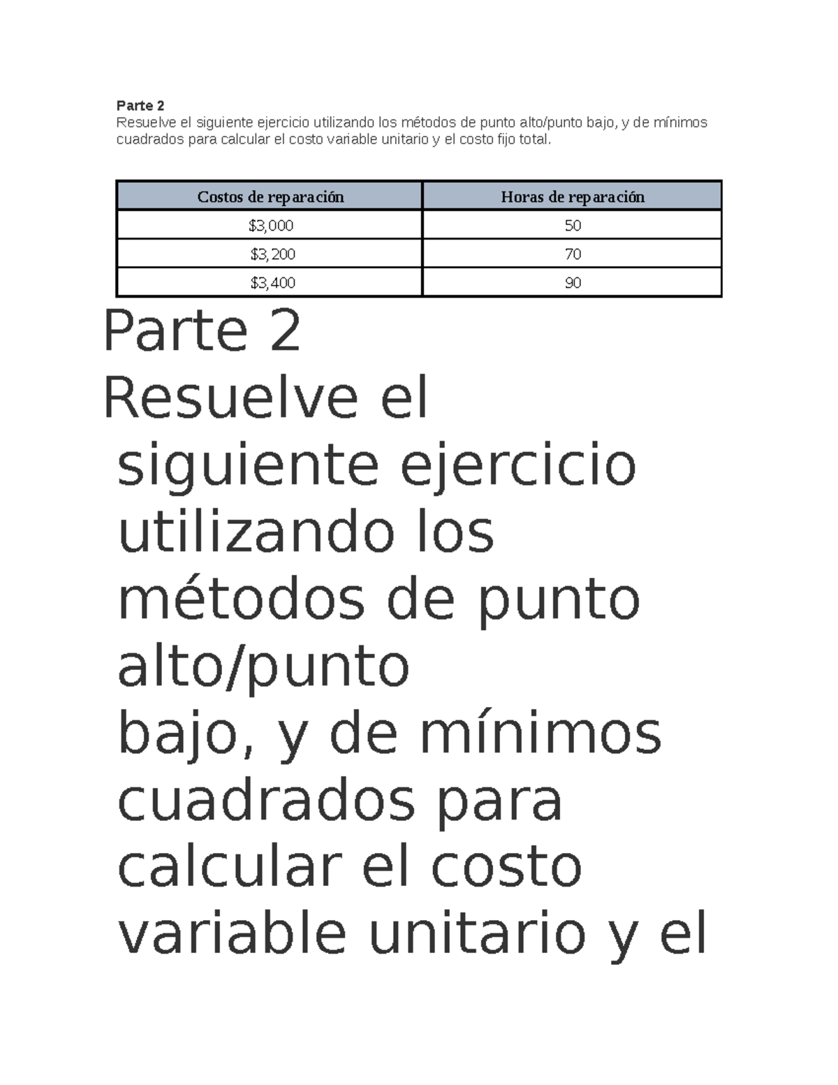 Actividad 3 Contabilidad Admin 1 - Parte 2 Resuelve El Siguiente ...