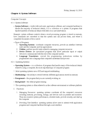 Chapter 3- Application Software - Chapter 3: Application Software ...