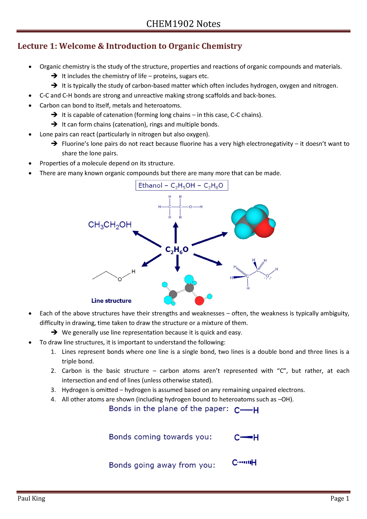 Chemistry 1B - Lecture Notes - CHEM1102 NOTES - CHEM1902 Notes Lecture ...