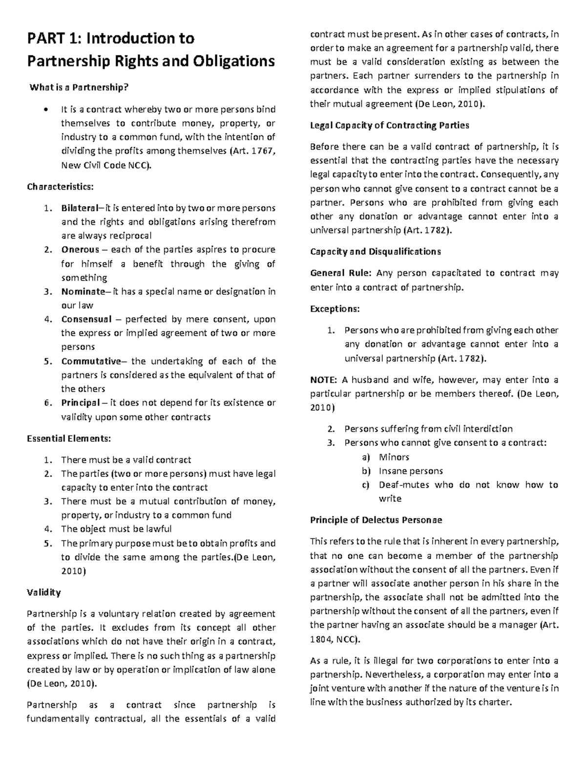 Business Law and Regulations Notes - PART 1: Introduction to ...