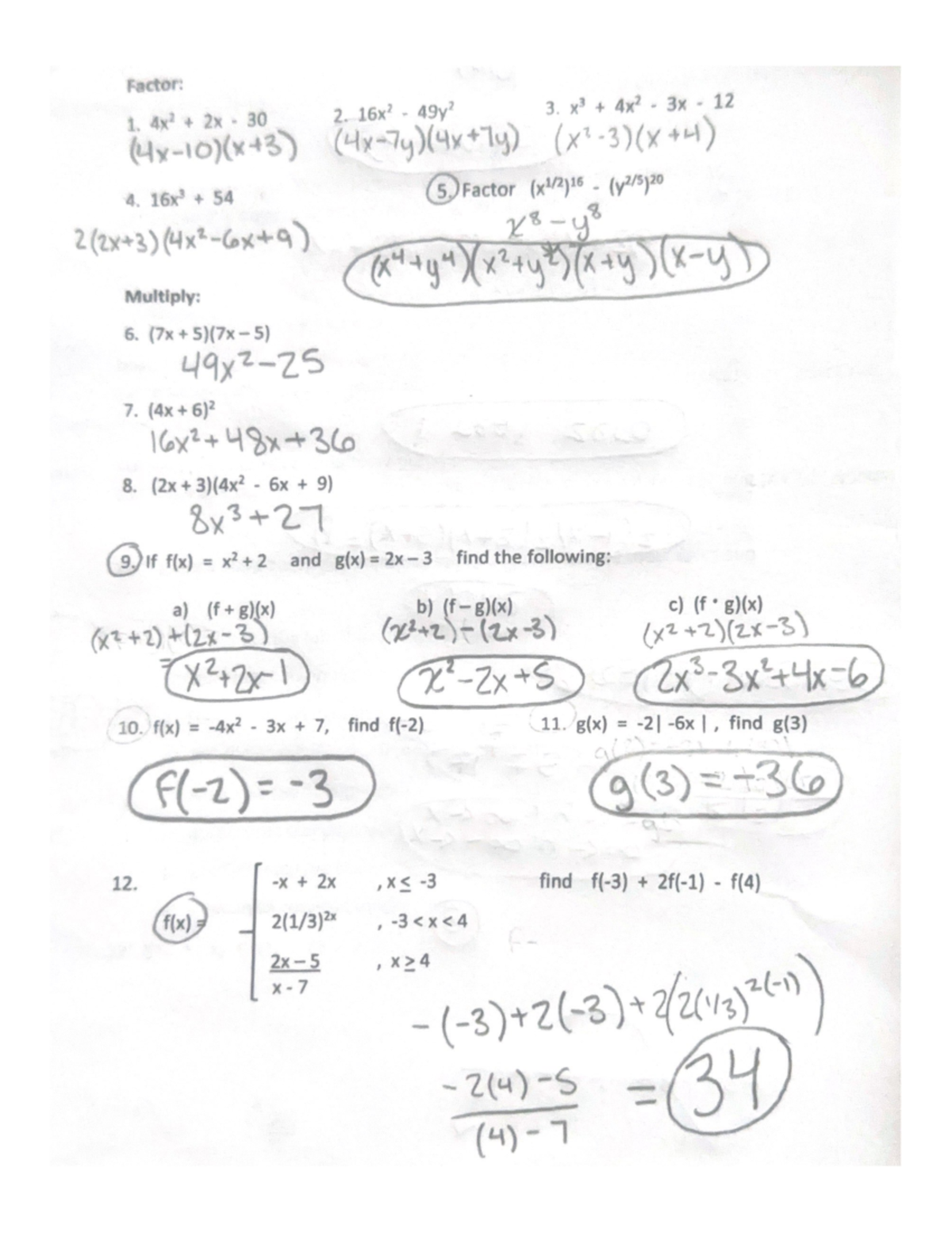 Test 2 topic review - MATH 503 - Studocu