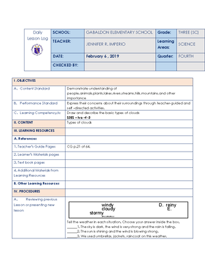 TRF - Trf for Teachers - TEACHERS REFLECTION FORM OBJECTIVE 6 How do ...