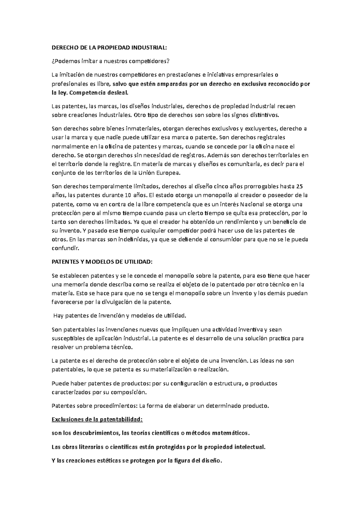 Derecho DE LA Propiedad Industrial - DERECHO DE LA PROPIEDAD INDUSTRIAL ...