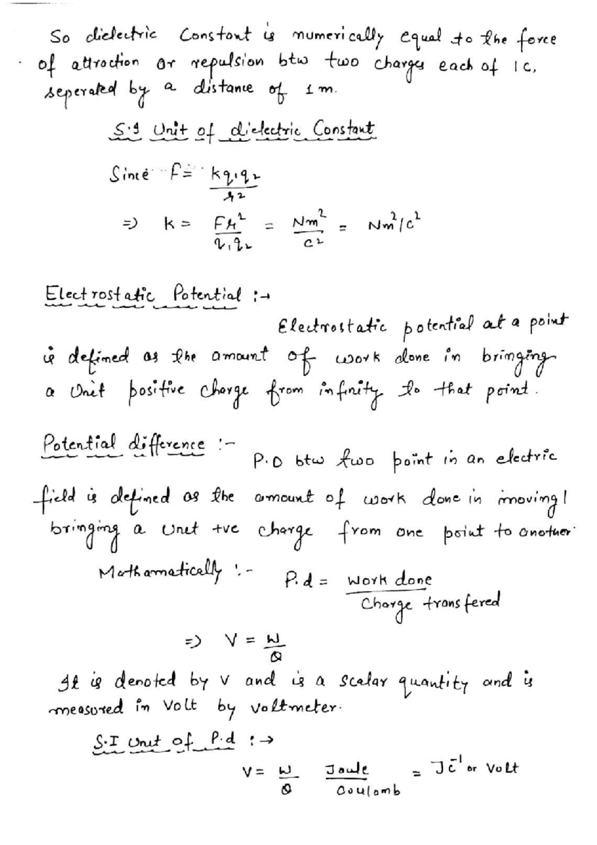 Science ch_1 physics notes class 10 - Basic Physics - Studocu