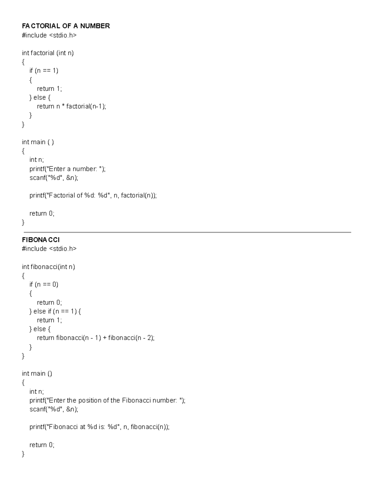 Recursion in Computer Programming - FACTORIAL OF A NUMBER #include int ...