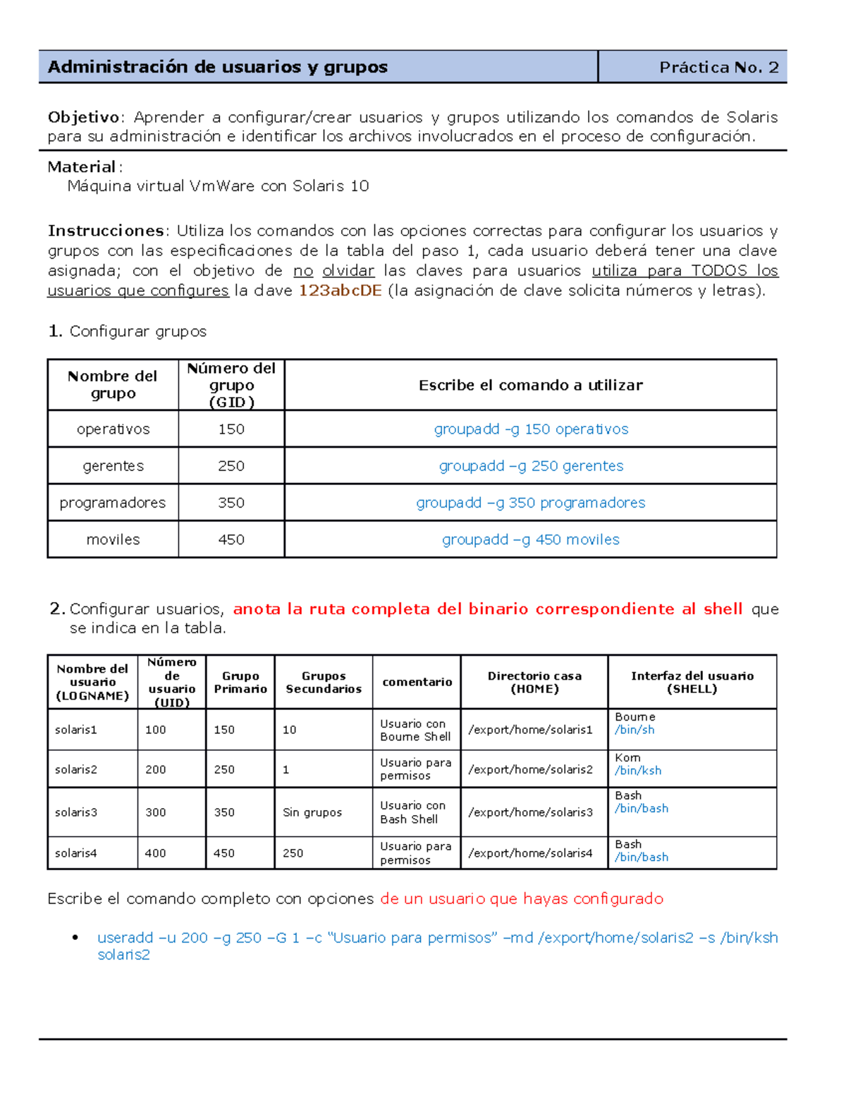 Practica 2 Usuarios Grupos - Administración De Usuarios Y Grupos ...