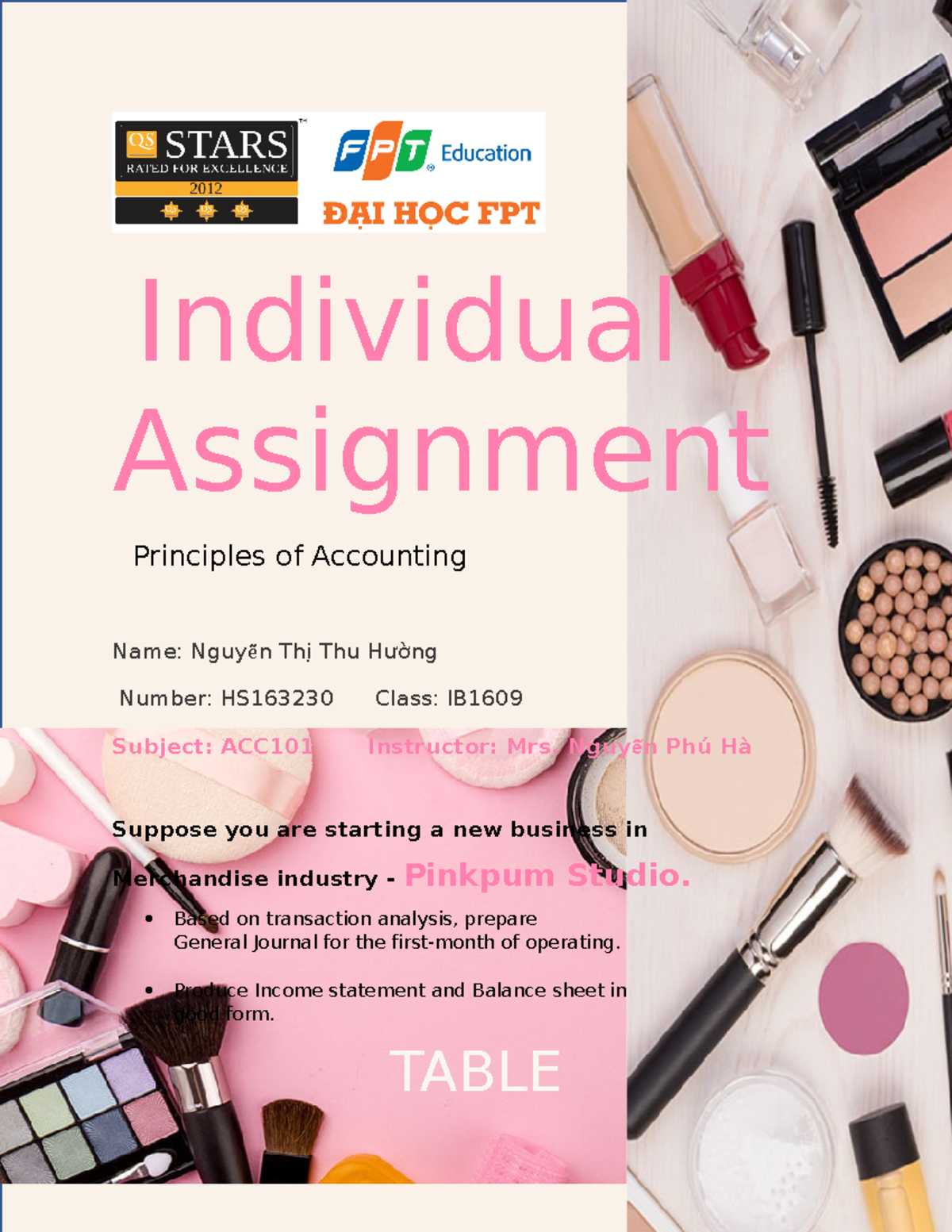 what does assignment of accounts mean