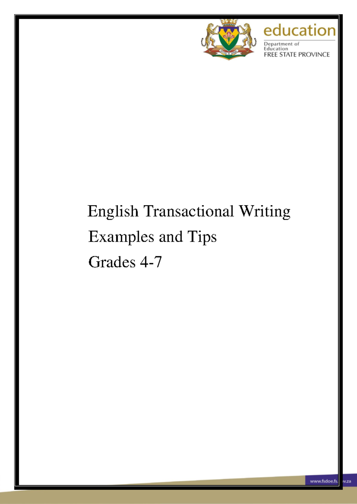 study guide for writing essays and transactional texts