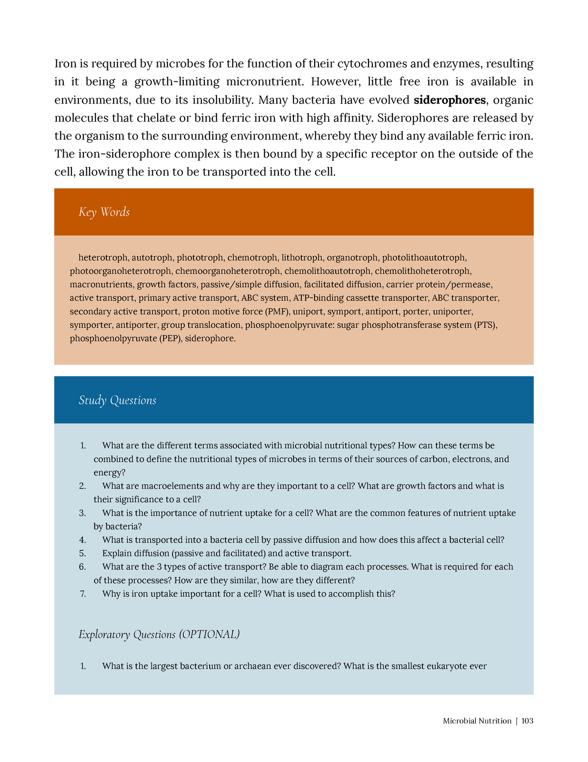 General Microbiology-28 - Iron is required by microbes for the function ...