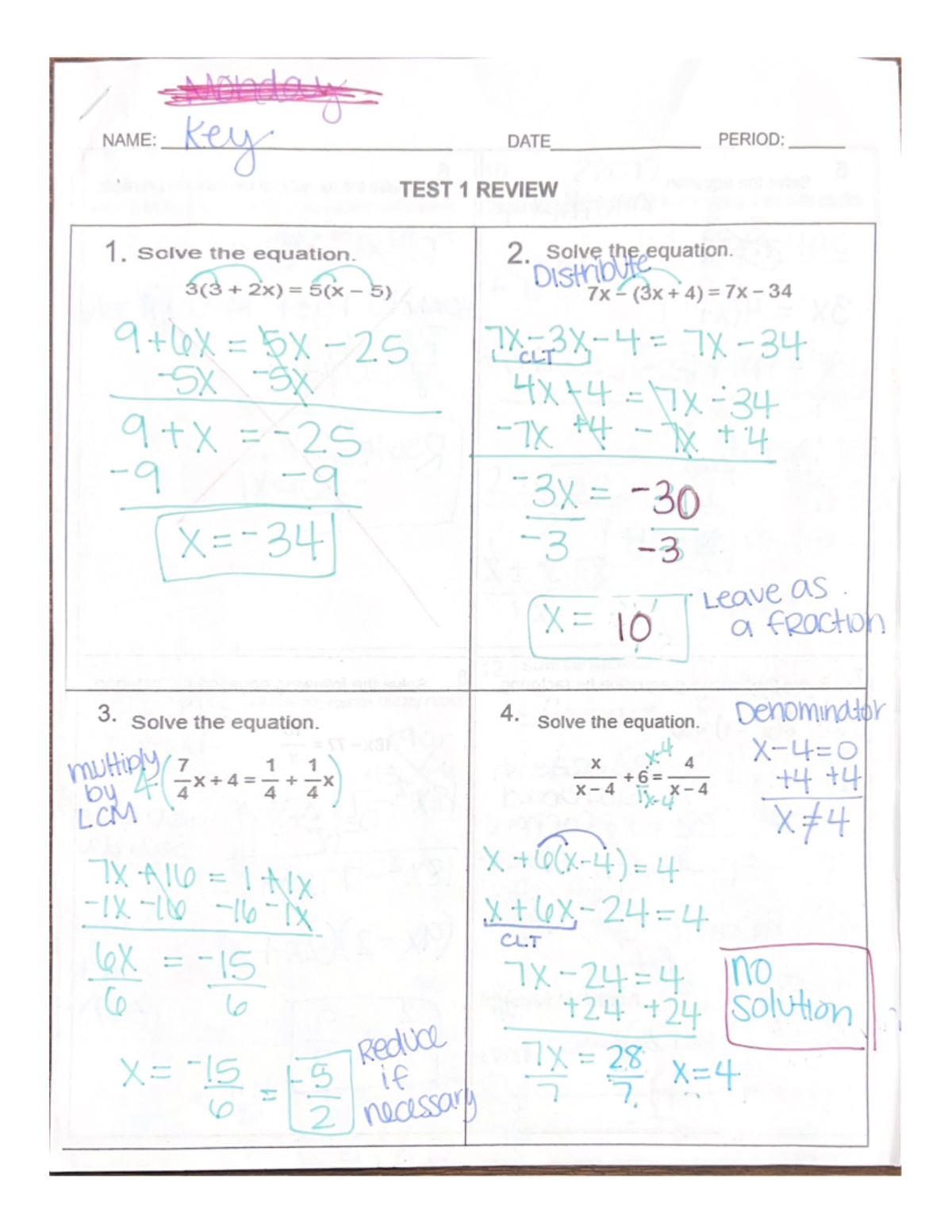 Test 1 Review Answers - Facs - ELRC 7395 - Studocu