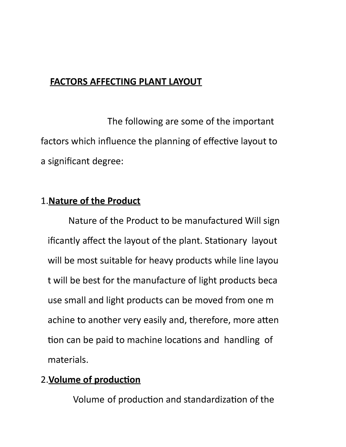 factors-affecting-plant-layout-factors-affecting-plant-layout-the