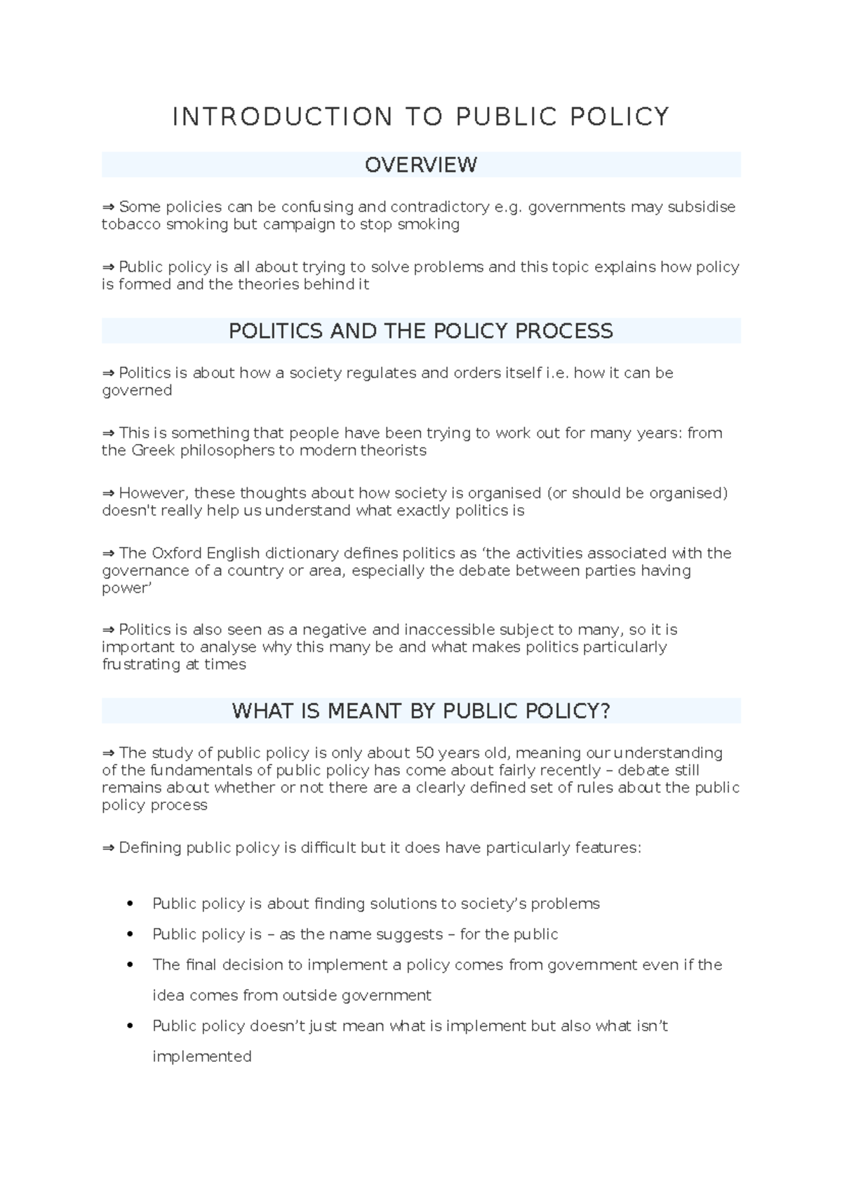 introduction-to-public-policy-introduction-to-public-policy-overview