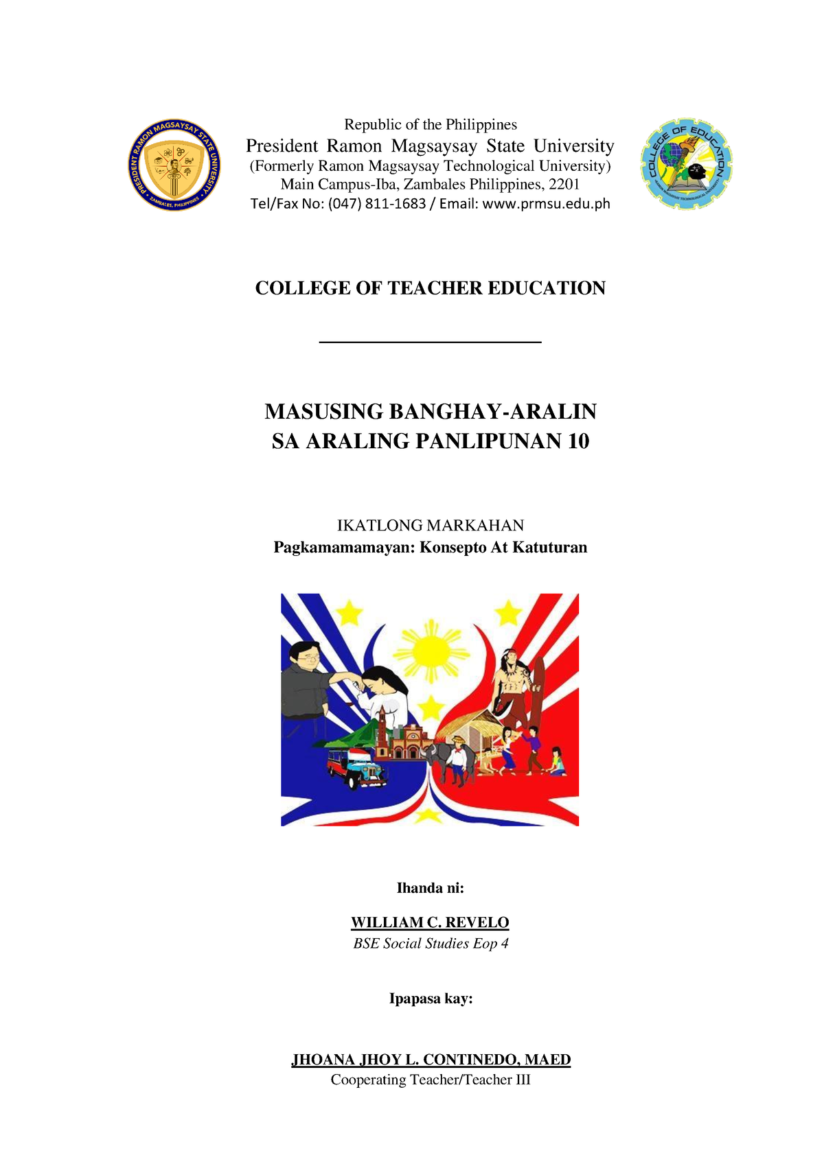 Final DEMO LP - LESSON PLAN - Republic Of The Philippines President ...