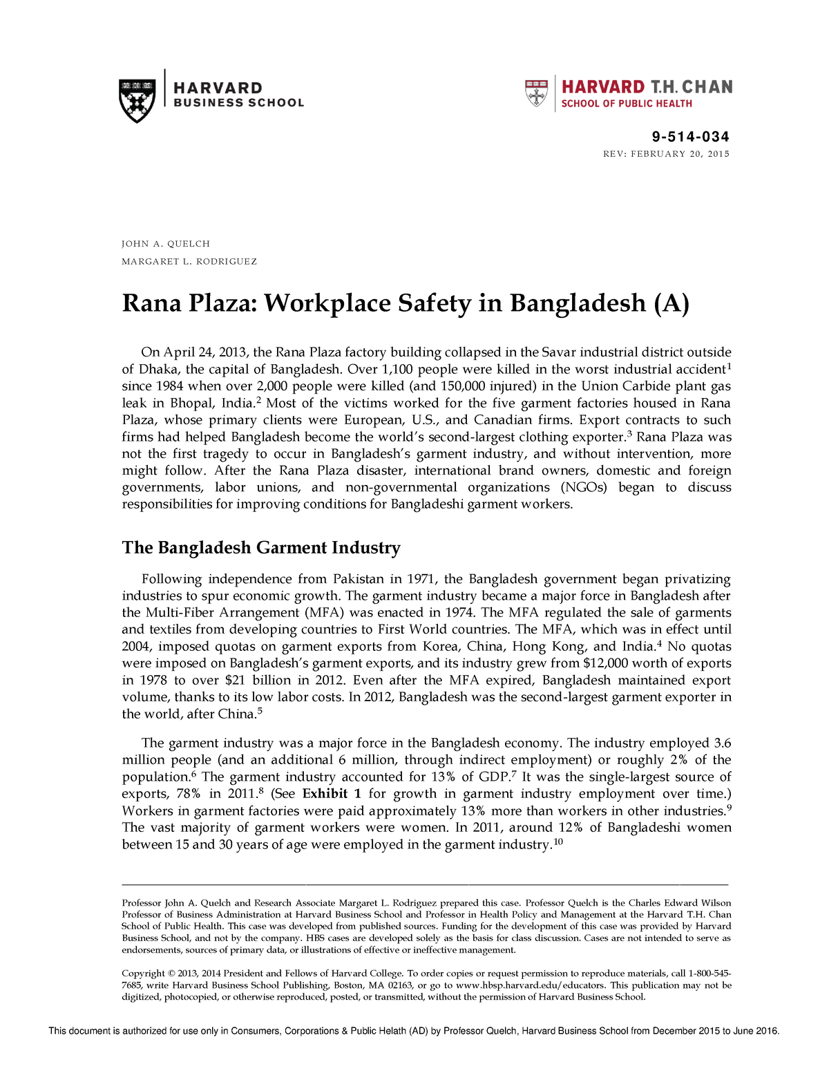 rana plaza case study answers