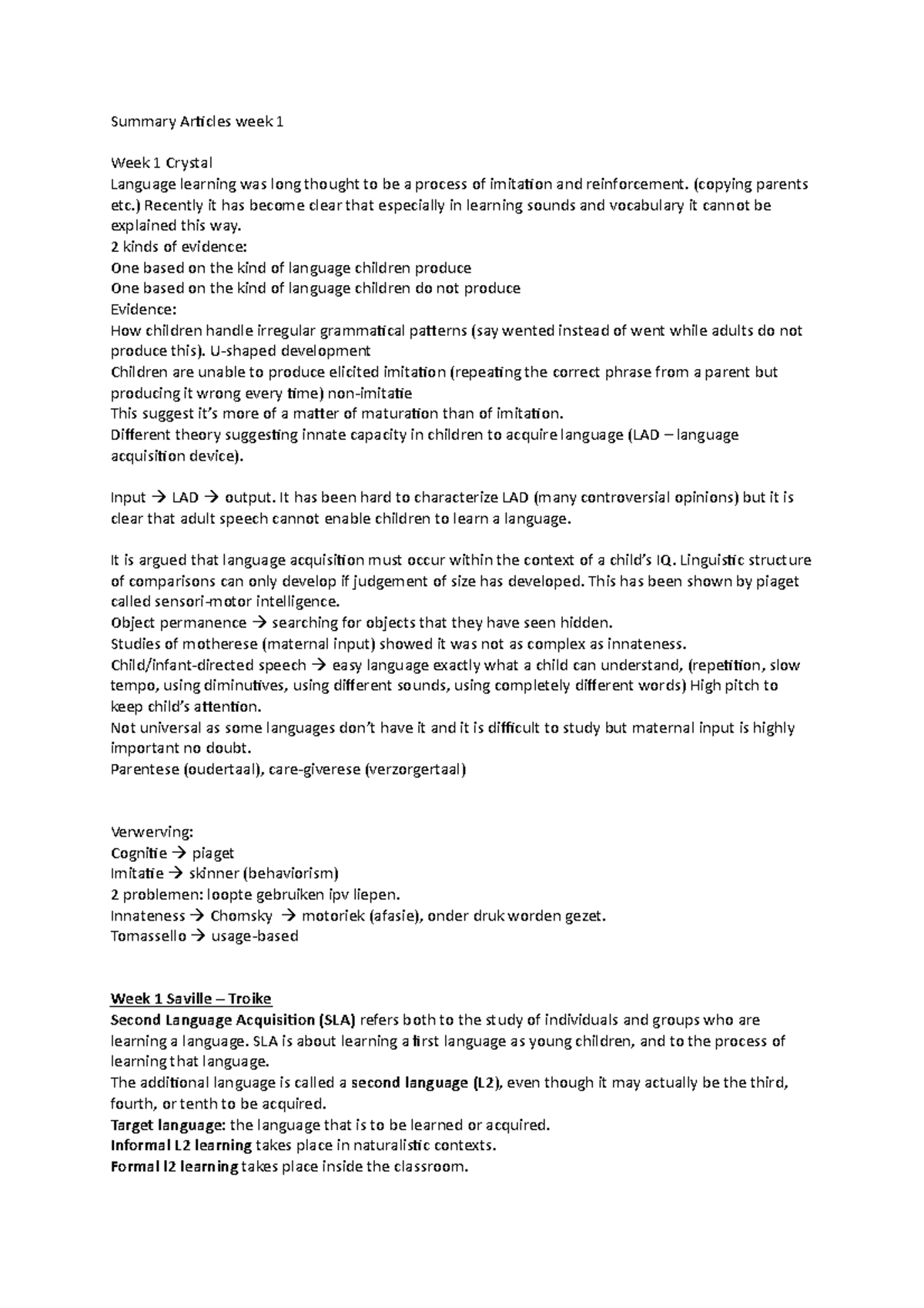 Summary Articles Artikel Summary Articles week 1 Week 1 Crystal