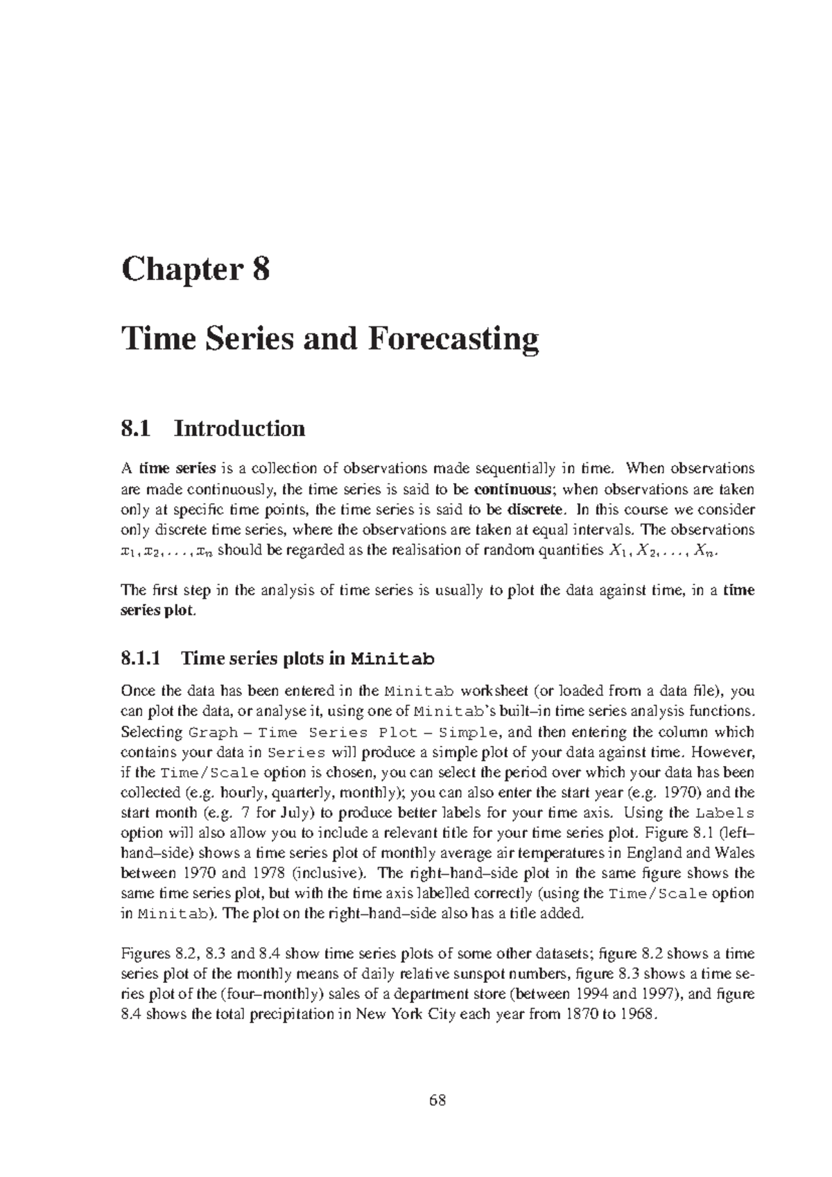 MAS1403 2016-2017 Lecture Notes Chapter 8 - Time series - Chapter 8 ...