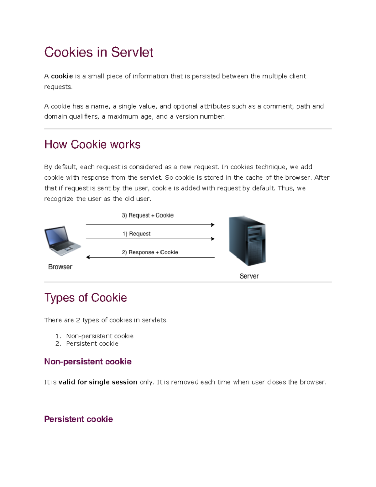 Cookies And Session Handling In Servlet - Cooki Es I N Servl Et A ...