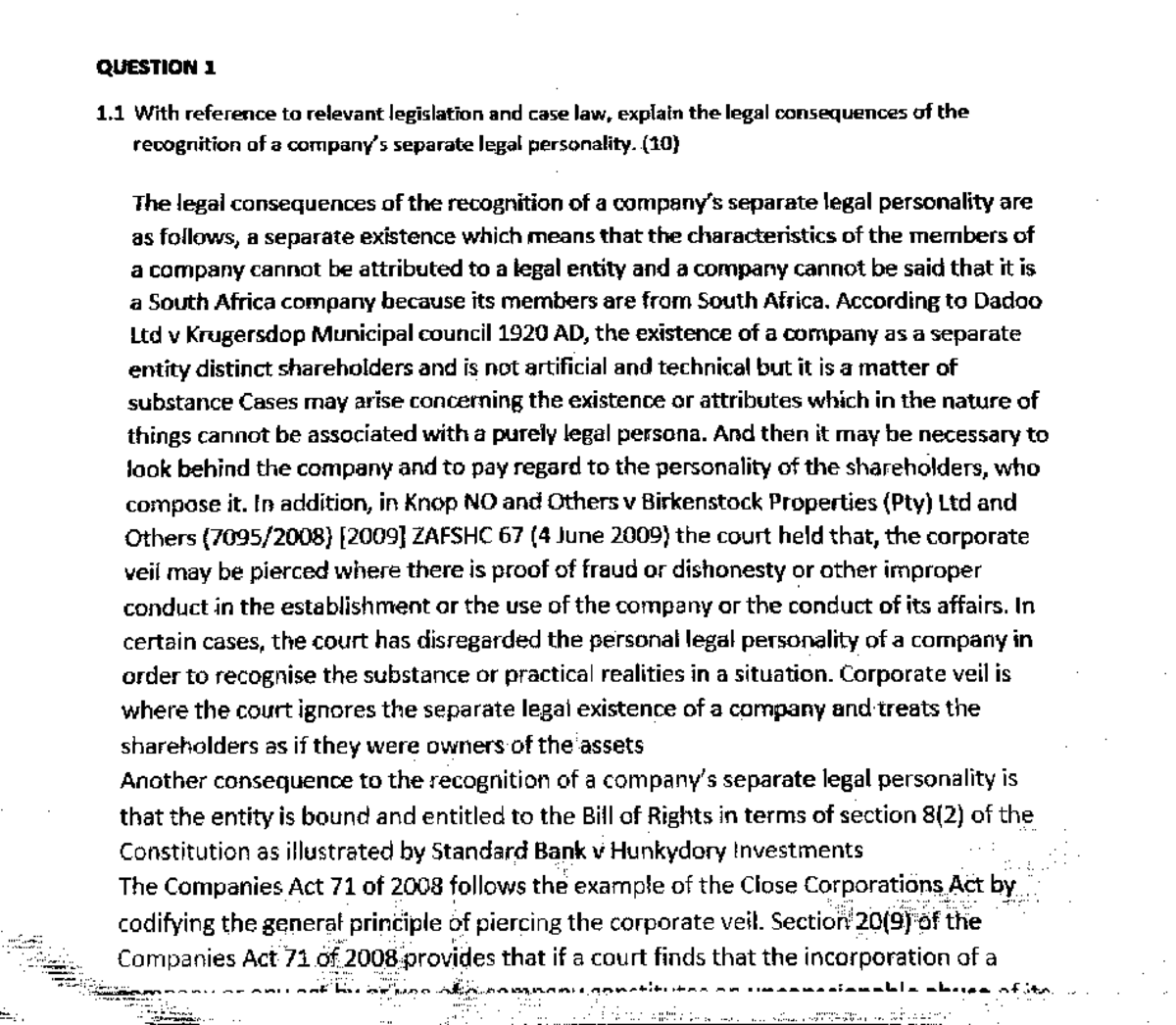 Evidence assignment 1 - Law of Evidence - Studocu