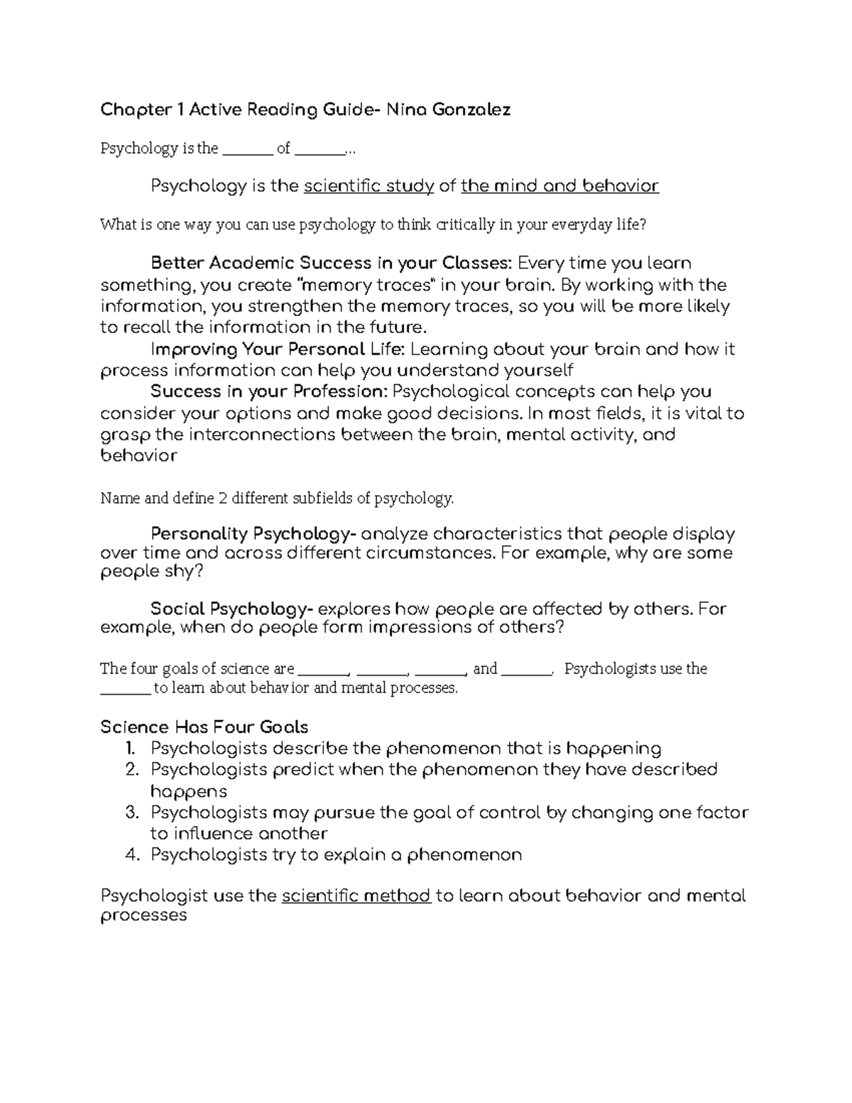 Active Reading Guide- Chapter 1 - Chapter 1 Active Reading Guide- Nina ...
