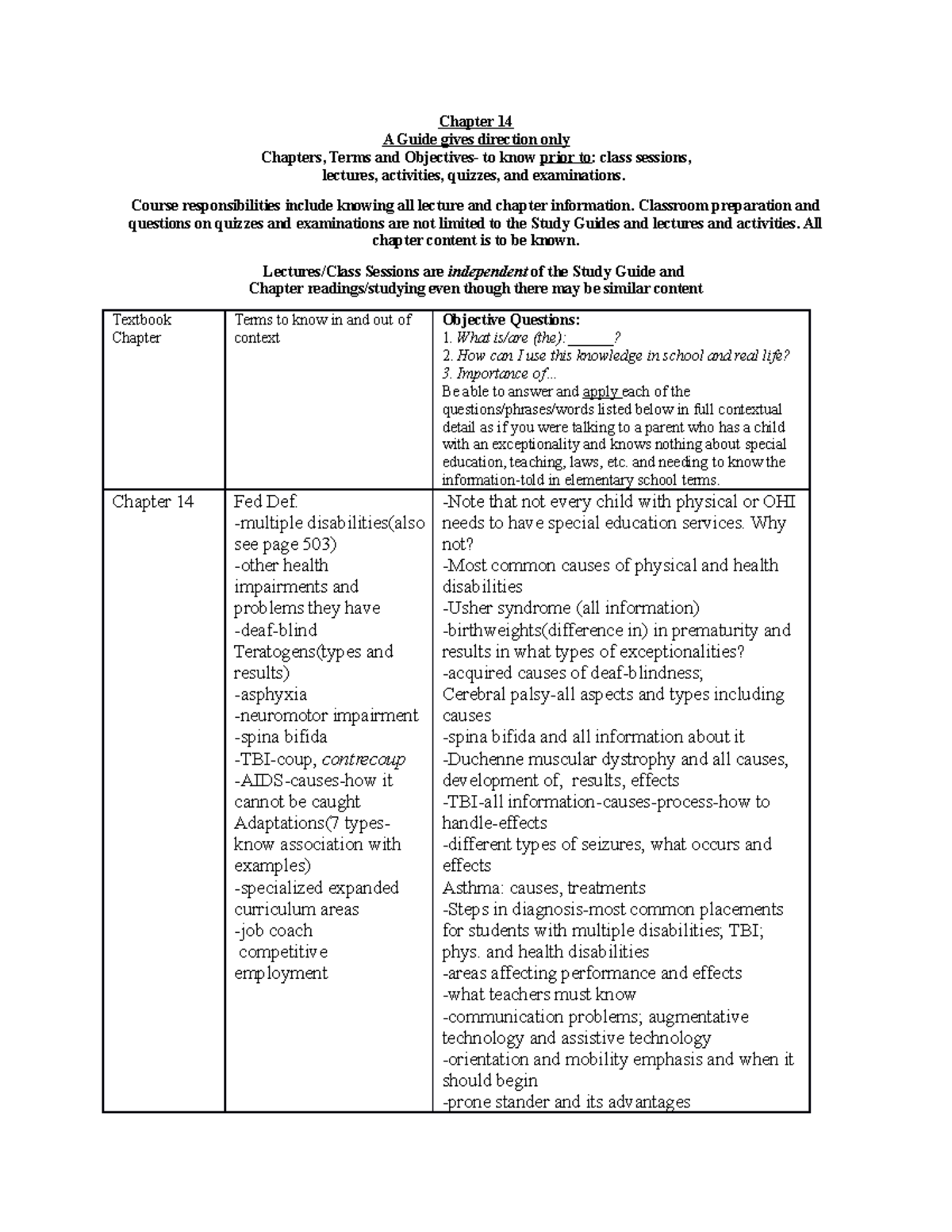 Study Guide-Chapter 14-G And B - Chapter 14 A Guide Gives Direction ...