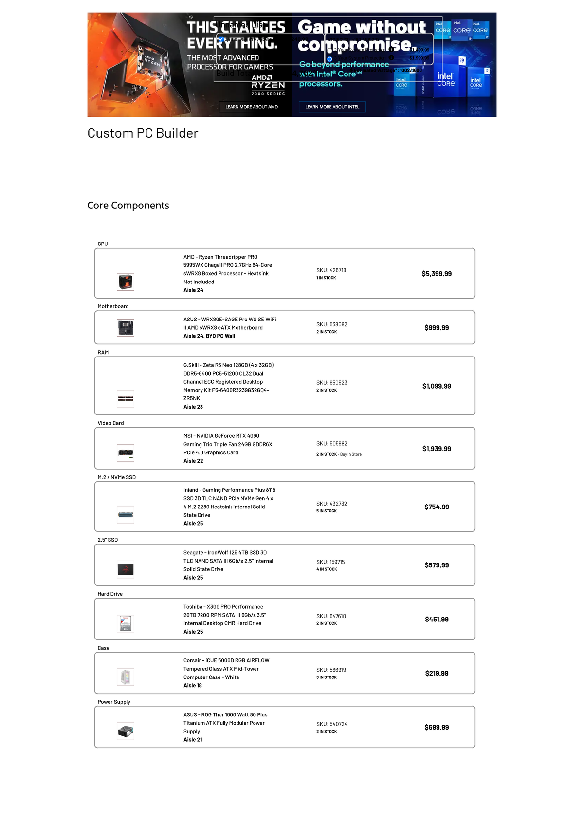 Build Your Own Pc Micro Center