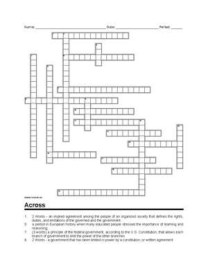 Study Guide Answer Key - CIVICS EOC PRACTICE MATERIAL - Study Guide ...