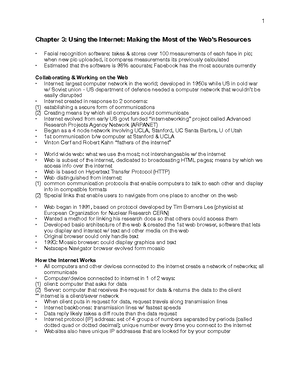 Chapter 7 Networking - Chapter 7: Networking; Connecting Computing ...